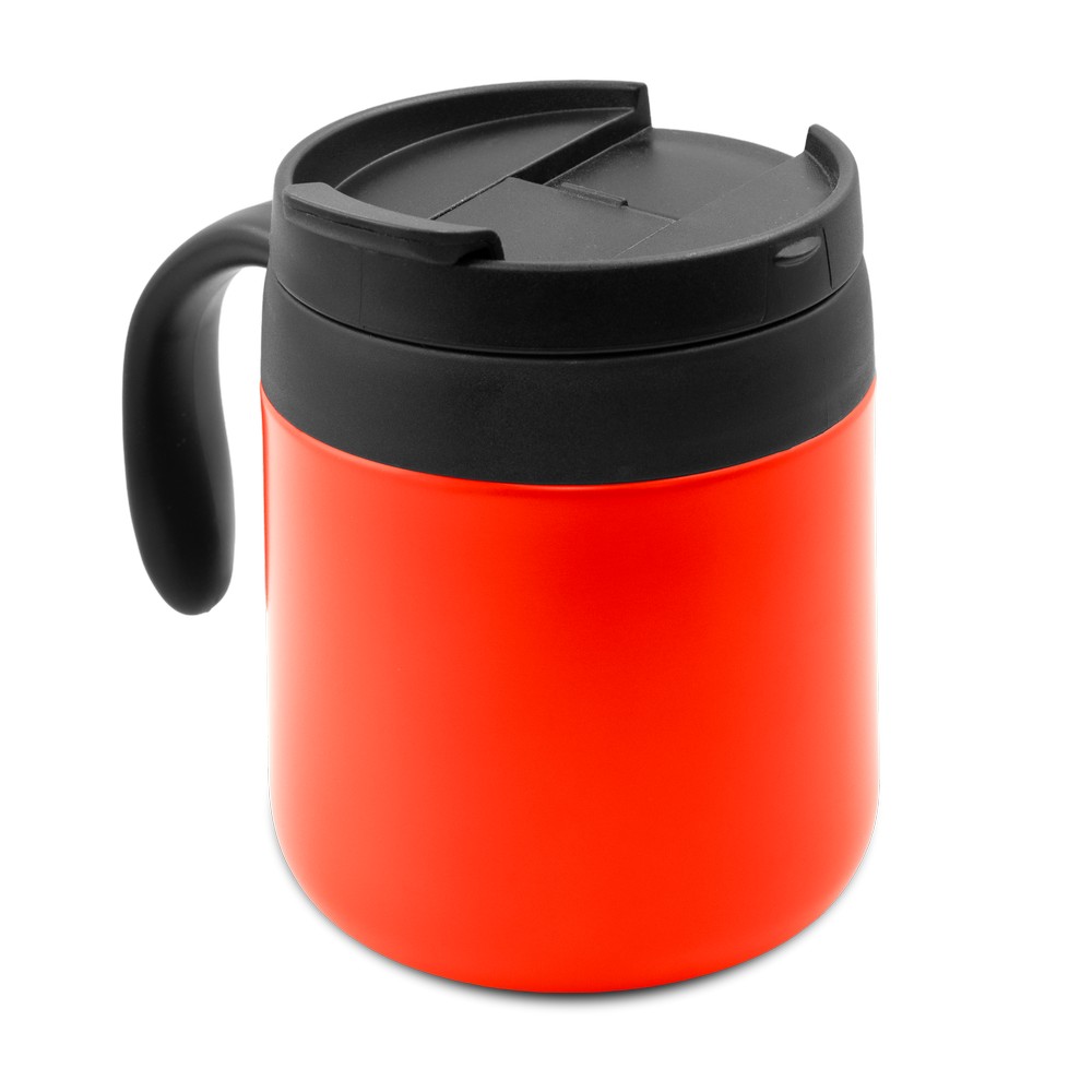 Kubek termiczny 400 ml z rączką | Wyatt Czerwony V4838-05 