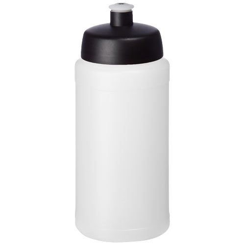 Bidon Baseline® Plus o pojemności 500 ml z wieczkiem sportowym Przezroczysty-Czarny 21068815 