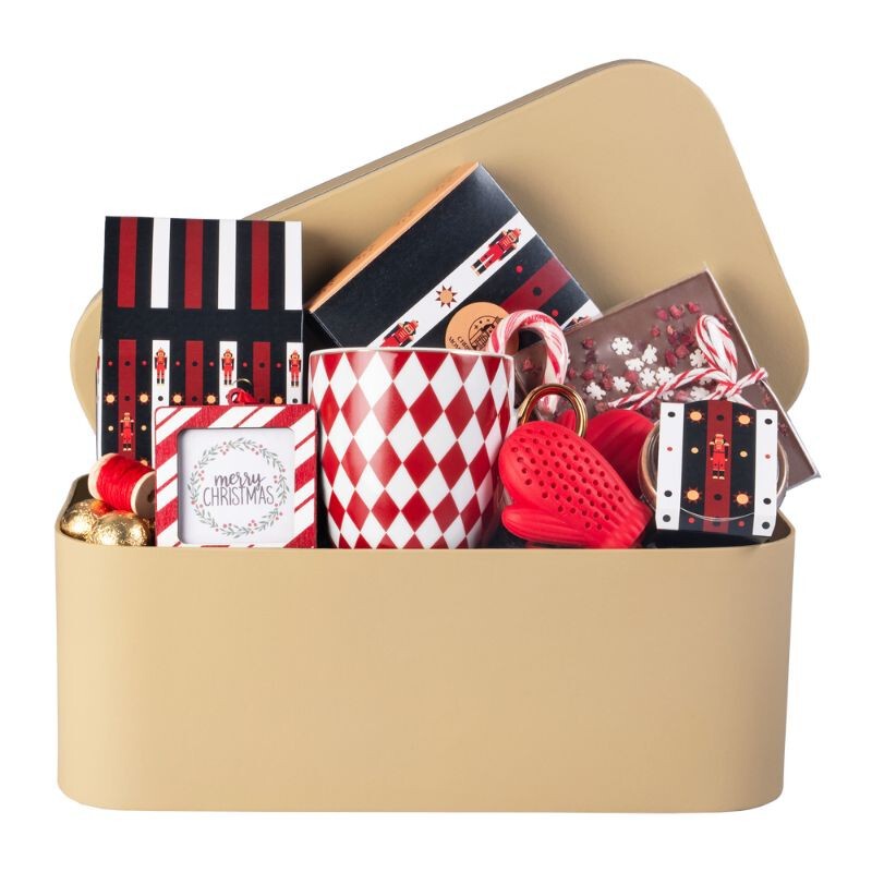 Kuferek Red Circus Xmas Wielokolorowy NAS0590 