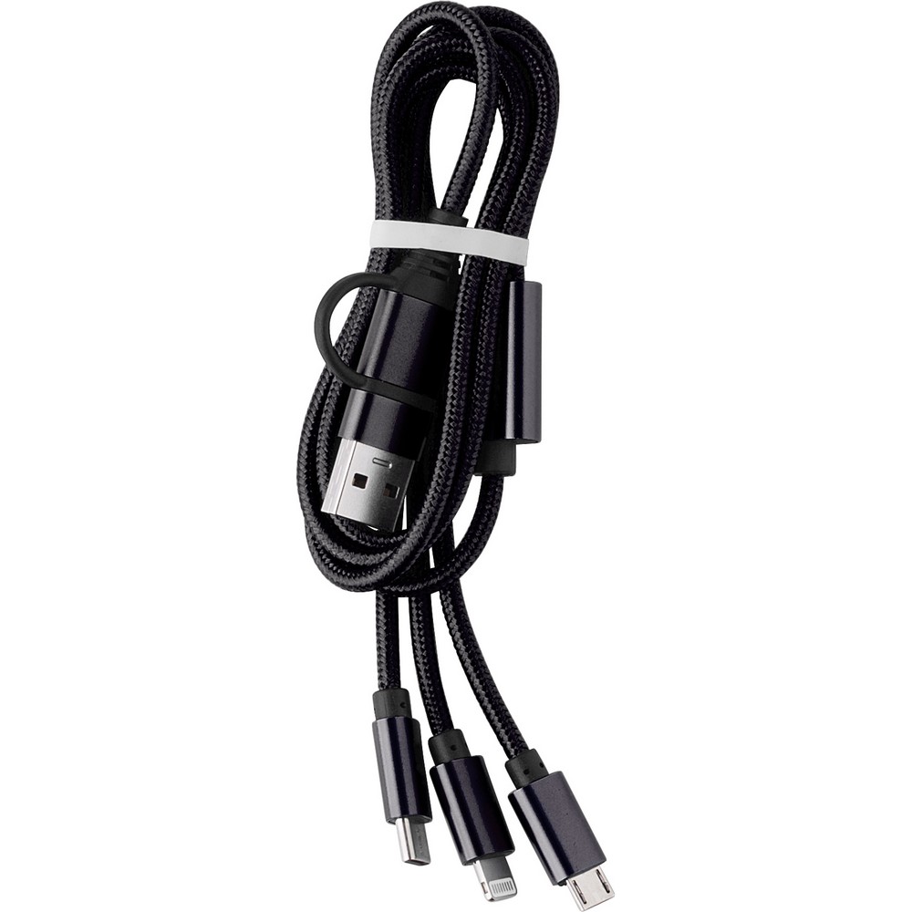 Kabel do ładowania Czarny V1563-03 