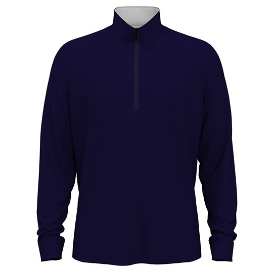 Męska bluza z zamkiem 1/4 Peacoat CW350-804466 (1)