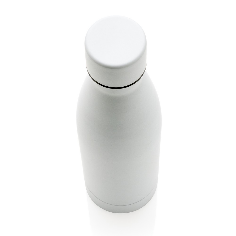 Butelka termiczna 500 ml, stal nierdzewna z recyklingu Biały P433.273 (2)