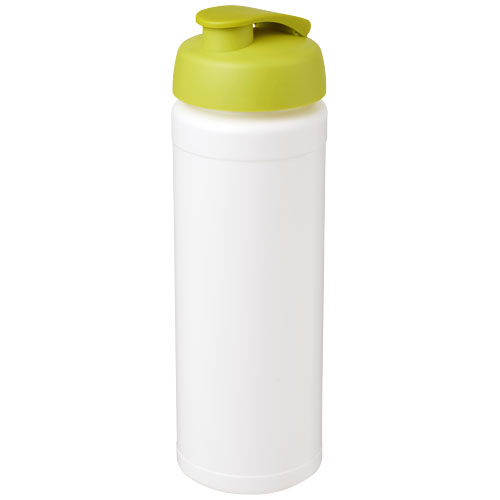 Bidon Baseline® Plus o pojemności 750 ml z wieczkiem zaciskowym i uchwytem Biały-Limonkowy 21007404 