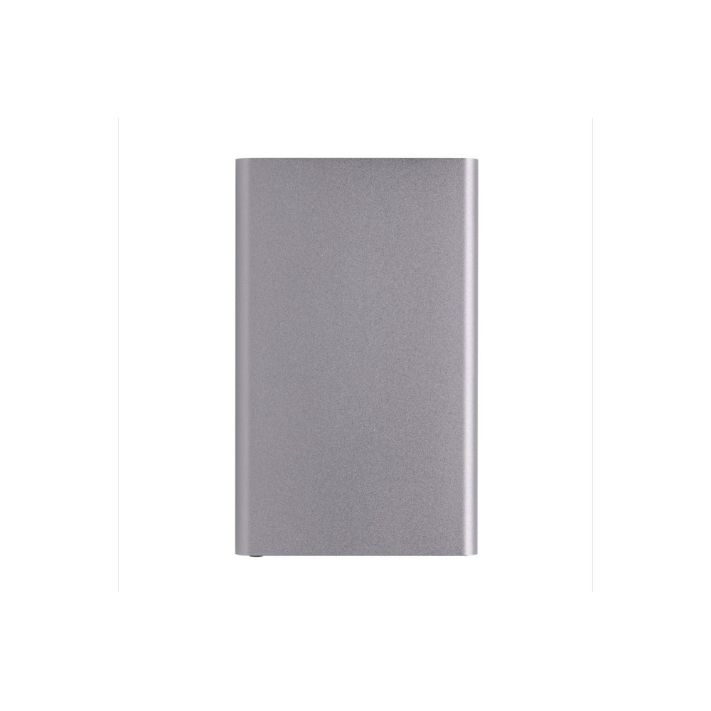 Power bank 4000 mAh z aluminium z recyklingu Szary P322.420 (12)