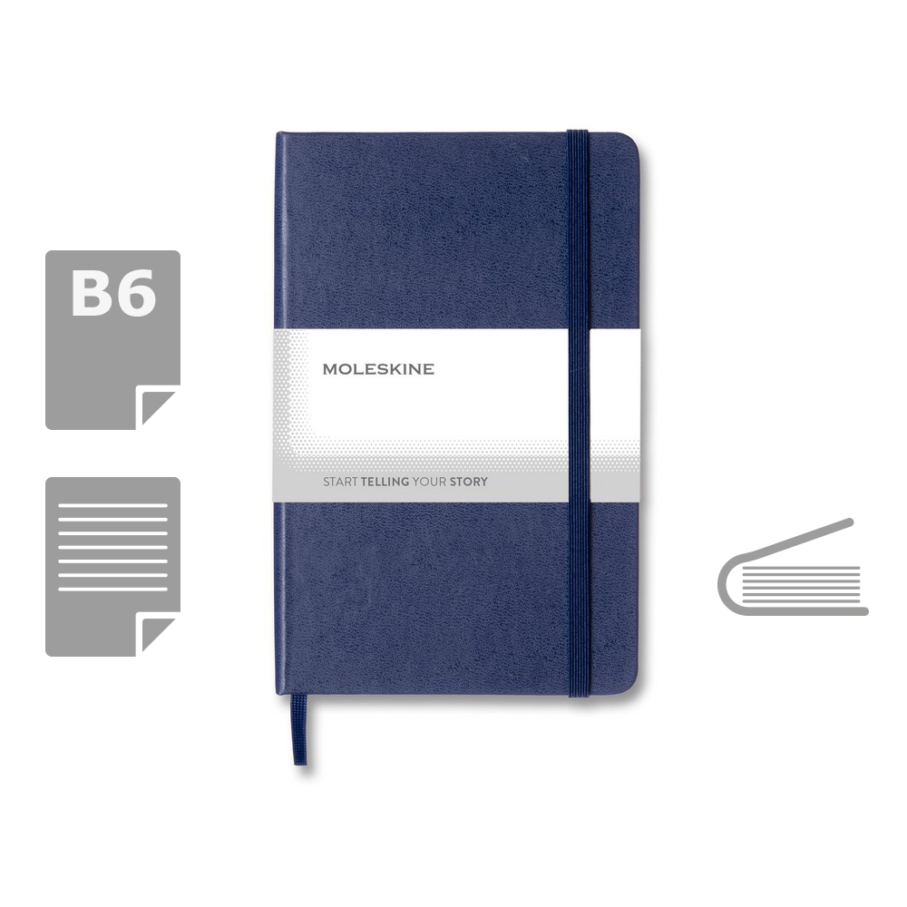 MOLESKINE Notatnik ok. B6 Granatowy VM026-04 