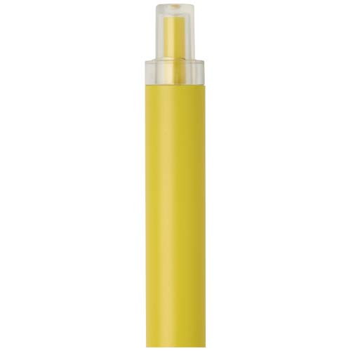 Długopis Spectrum wykonany z recyklingowanego aluminium (niebieski tusz) Żółty 10740411 (3)
