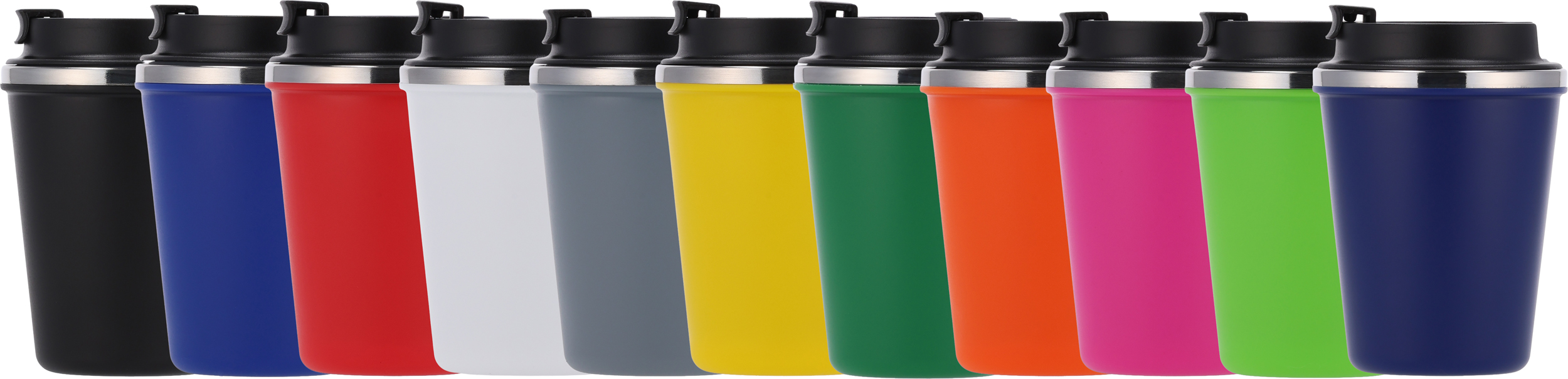 Kubek termiczny 350 ml z powłoką z recyklingu METODY Niebieski 8496204 (12)