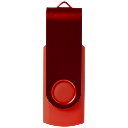 Rotate metaliczny pendrive wyposażony w interfejs USB 3.0 Jasny czerwony 1Z50891N (4)