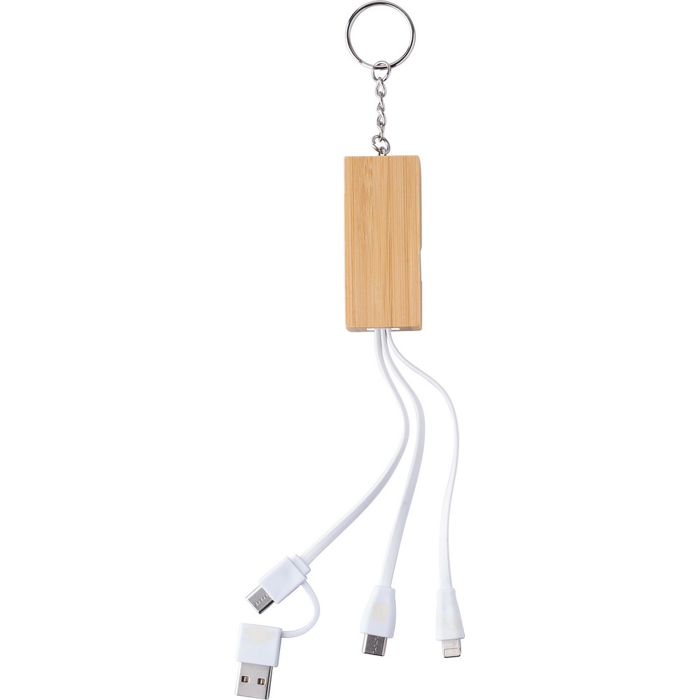 Kabel do ładowania, stojak na telefon Brązowy V1690-16 (2)