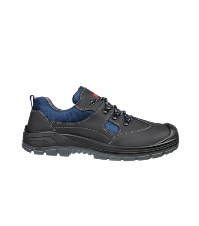 Polbuty męskie MS42 - Black Czarny S42-1080628 (4)