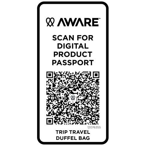 Trip Aware™, torba podróżna wykonana z materiałów z recyklingu, 42 l Szaroniebieski 12076355 (6)