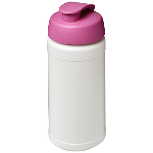 Bidon Baseline® Plus o pojemności 500 ml z wieczkiem zaciskowym Biały-Różowy 21006808 