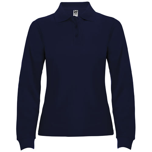 Estrella koszulka damska polo z długim rękawem Navy Blue R66361R1 