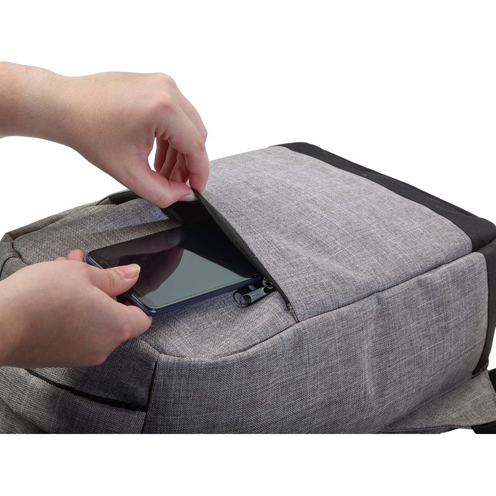 Plecak na laptopa 13", chroniący przed kieszonkowcami Niebieski V0610-11 (11)
