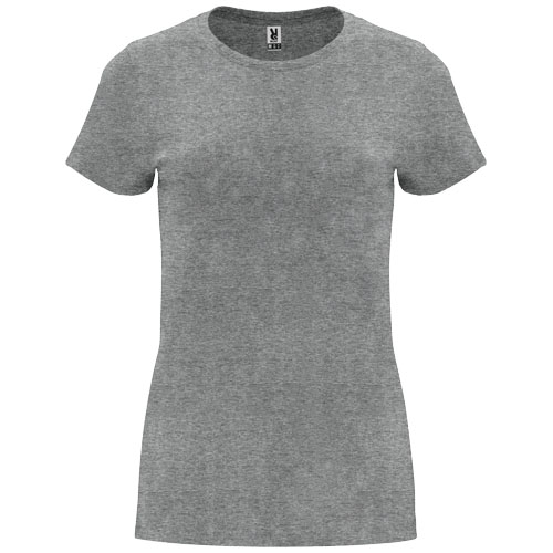 Capri koszulka damska z krótkim rękawem Marl Grey R66832U5 