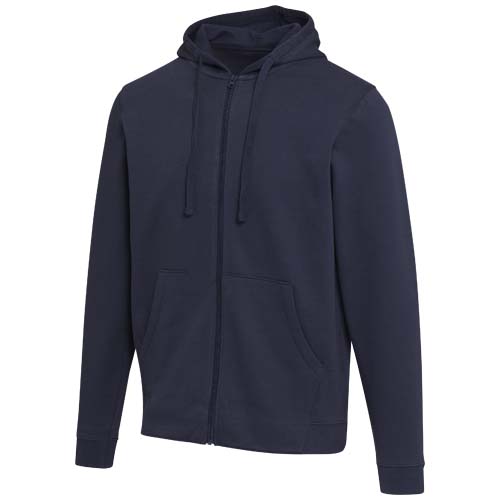 Jasper bluza unisex z kapturem z materiału organicznego pochodzącego z recyklingu z certyfikatem OCS, o gramaturze 280 g/m² Granatowy 3966655A 