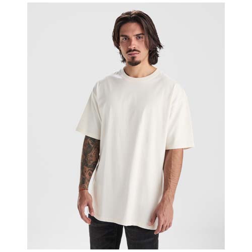Koszulka Bull, unisex, oversize, z krótkim rękawem Stone Grey R6560E85 (3)