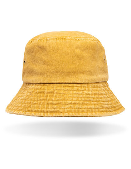 Kapelusz Bucket Bawełniany Vintage Vintage Mustard RH093-1409222 
