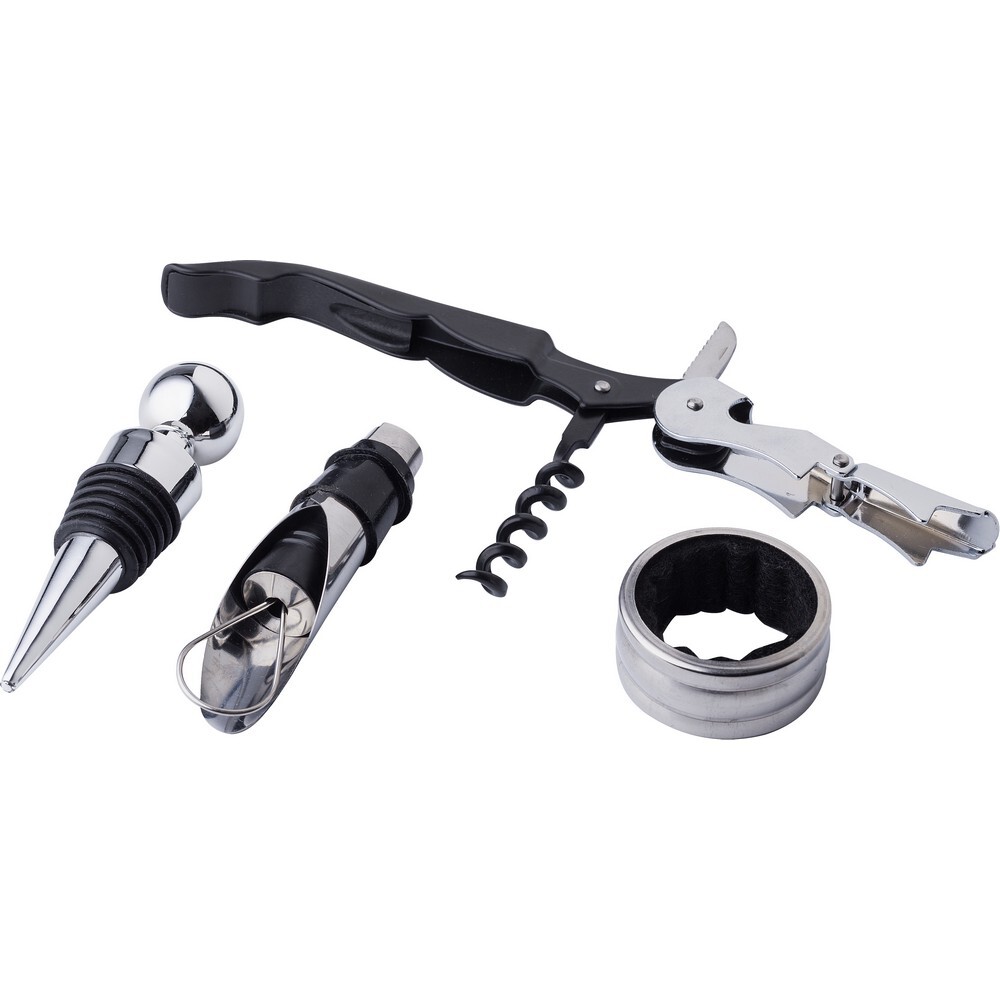 Gadżet reklamowy - Zestaw do wina, 4 el.