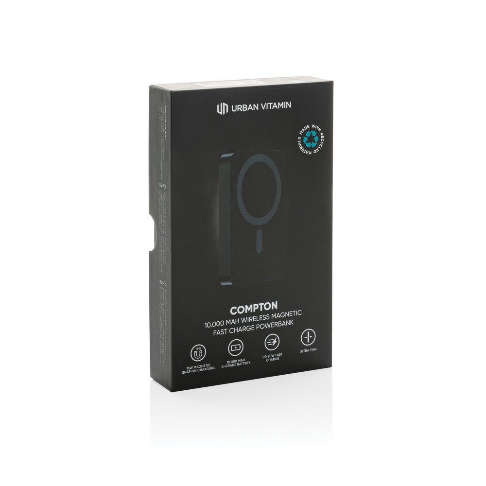 Power bank 10000 mAh Urban Vitamin Compton, RABS Czarny P322.841 (13)