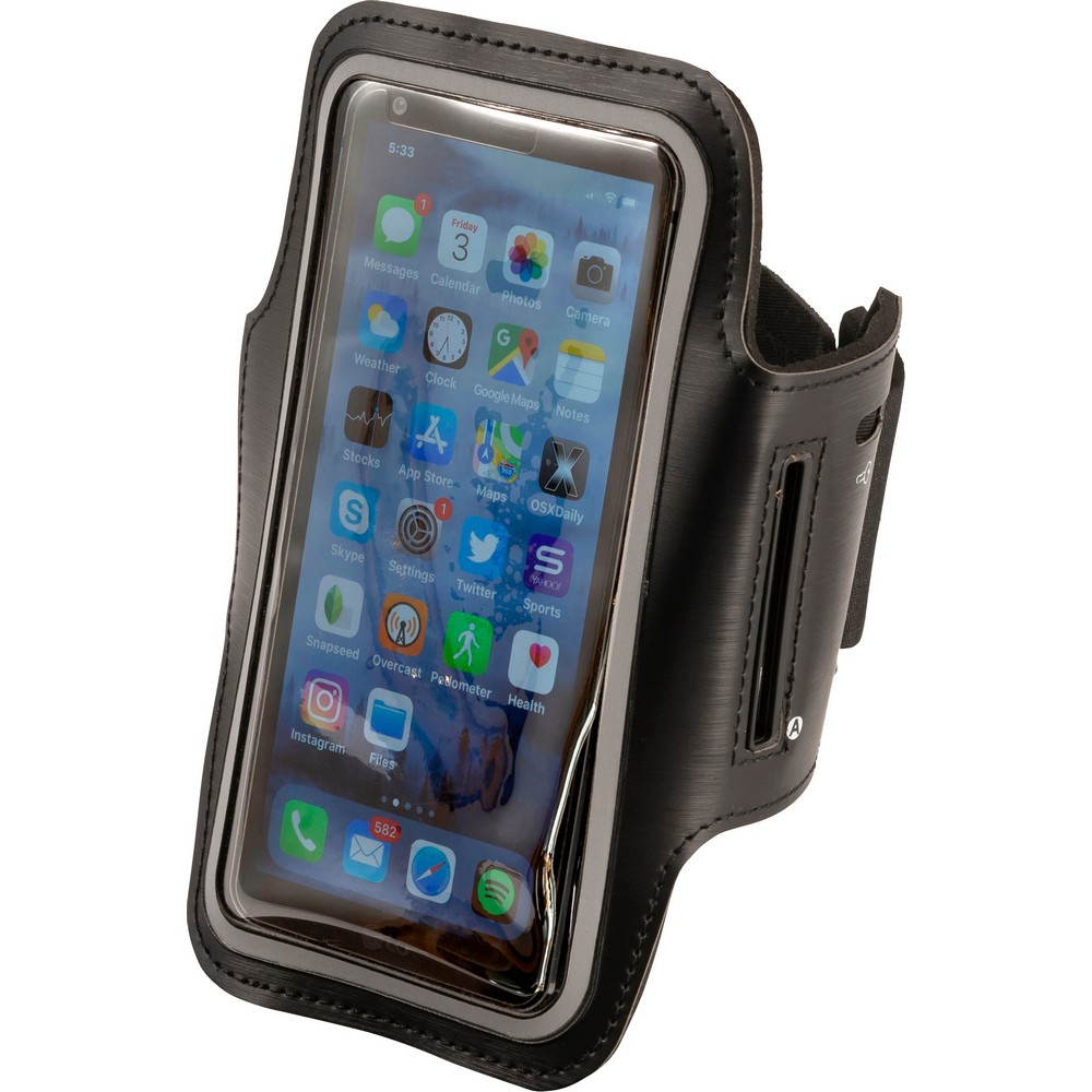 Opaska na ramię, etui na telefon Czarny V7336-03 (1)