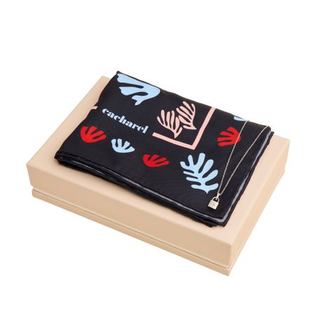 Gadżet reklamowy - Zestaw upominkowy Cacharel portfel i naszyjnik CFM535N + CJC534C