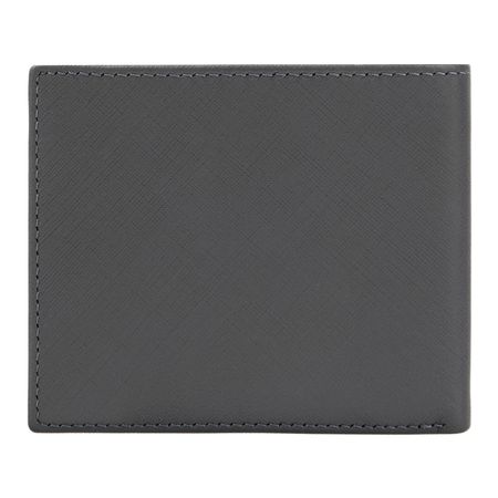 Portfel na karty Double B Saffiano Grey Szary HLY526H (2)