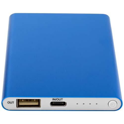 Pep powerbank o pojemności 4000 mAh Type-C z aluminium pochodzącego z recyklingu Królewski niebieski 12438053 (5)