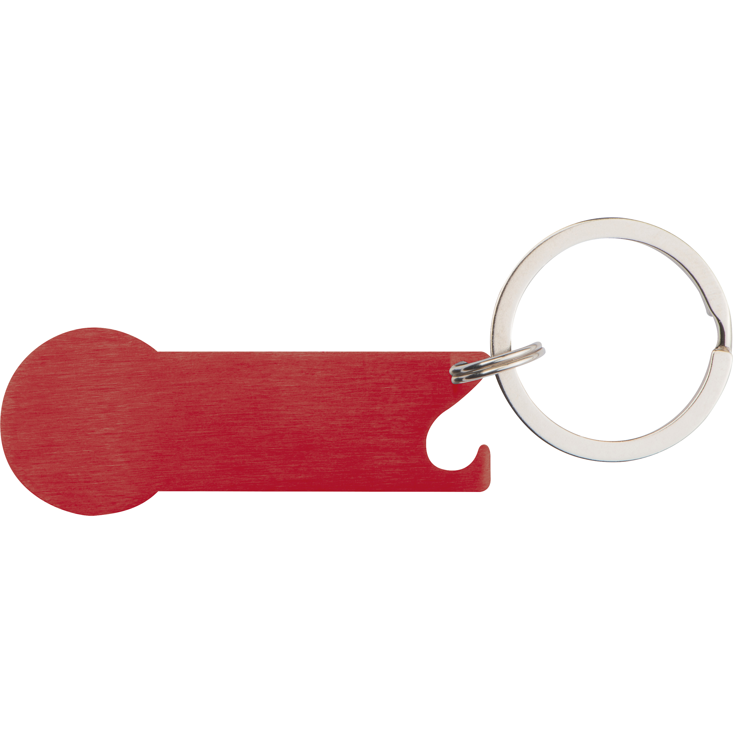 Brelok metalowy otwieracz do butelek STICKIT Czerwony 158305 (2)