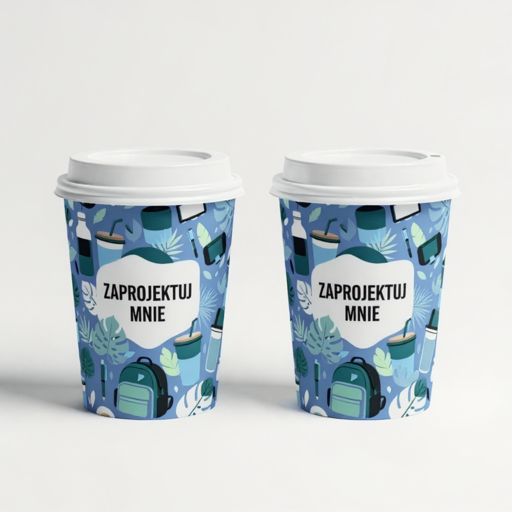 Gadżet reklamowy - 500x Kubek jednorazowy papierowy 200 ml