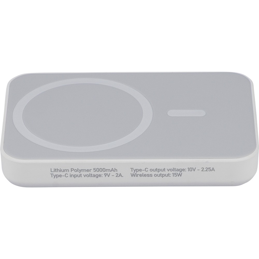Bezprzewodowy Power Bank 5000 mAh Biały VB101-02 (1)