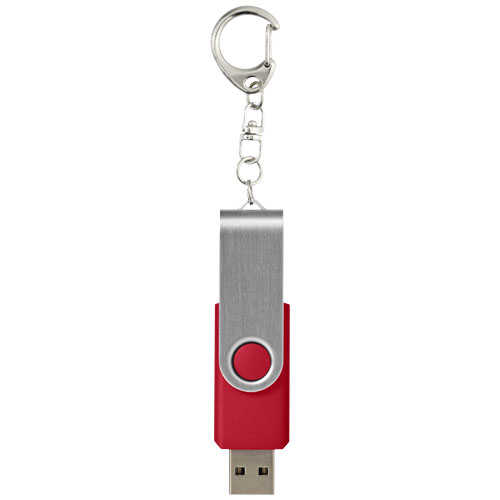 Rotate pendrive wyposażony w interfejs USB 3.0 z łańcuchem do kluczy Czerwony 1Z50721K (2)