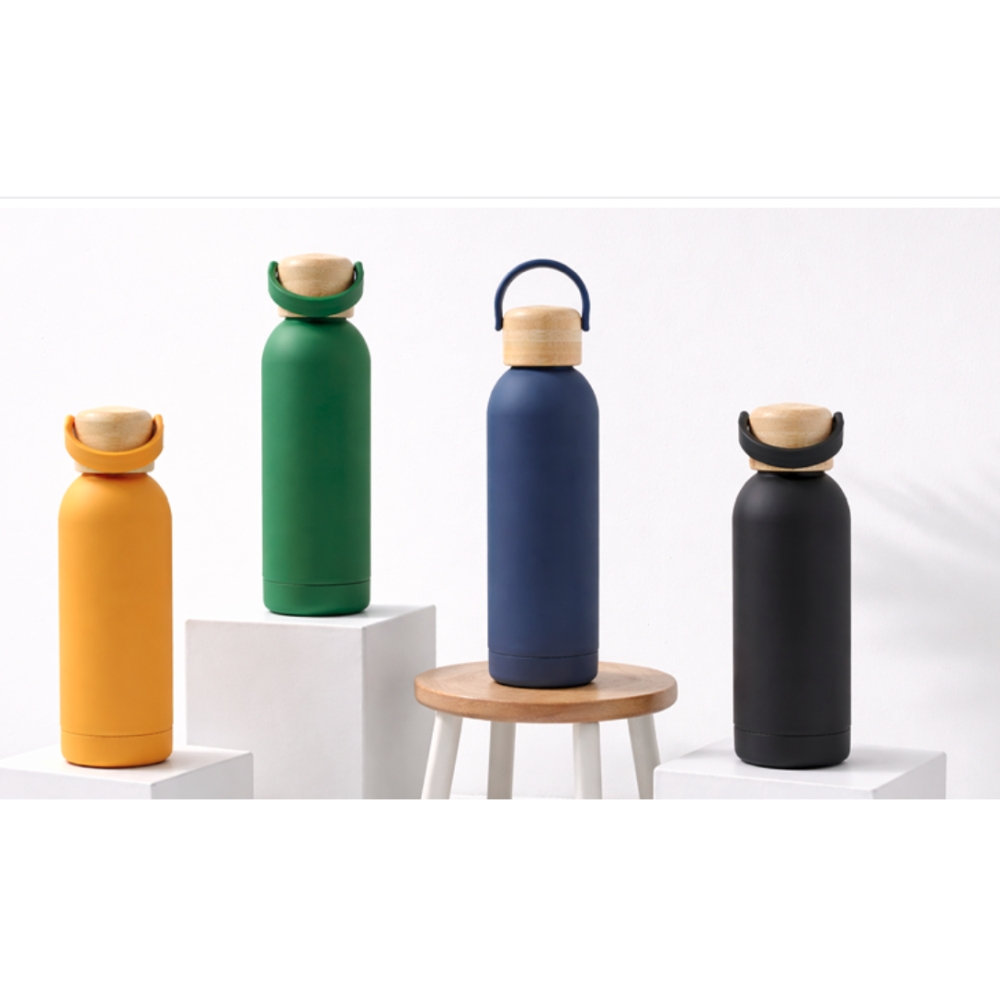 Butelka termiczna 500 ml | Zeniqua Czarny VA116-03 (14)