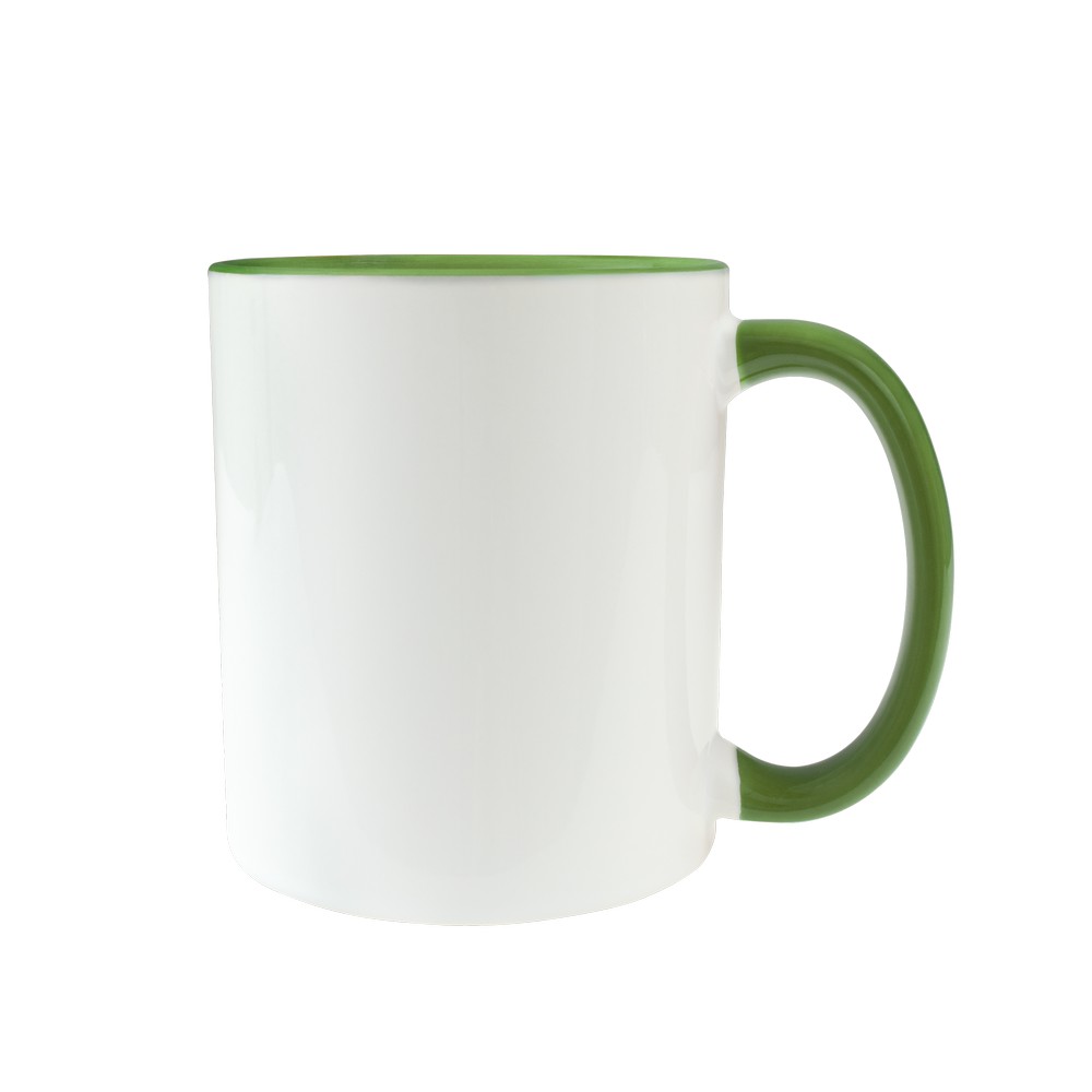 Kubek ceramiczny 350 ml | Nerita Jasnozielony VA073-10 (4)