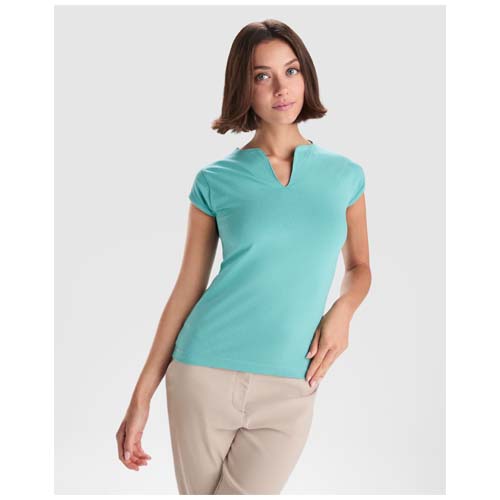Belice koszulka damska z krótkim rękawem Mist Green R65325Q6 (7)