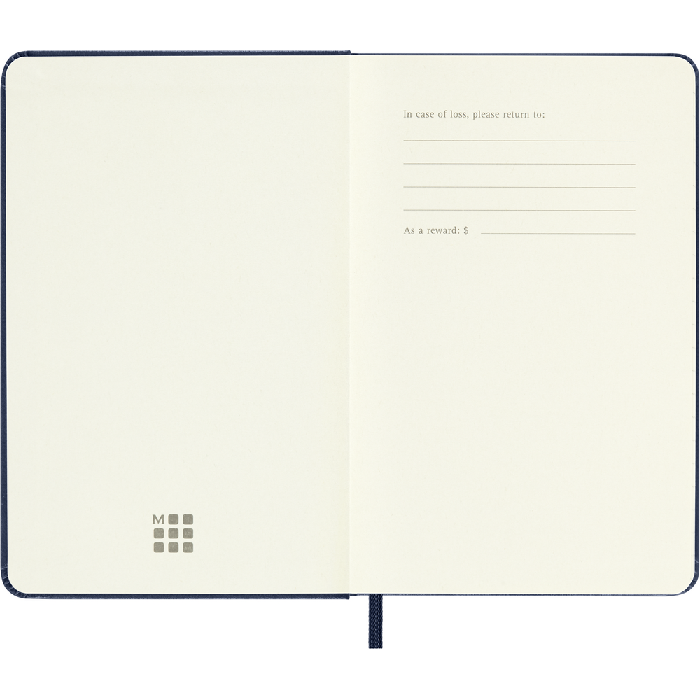 MOLESKINE Notatnik ok. A6 Ciemnoniebieski VM201-27 (9)