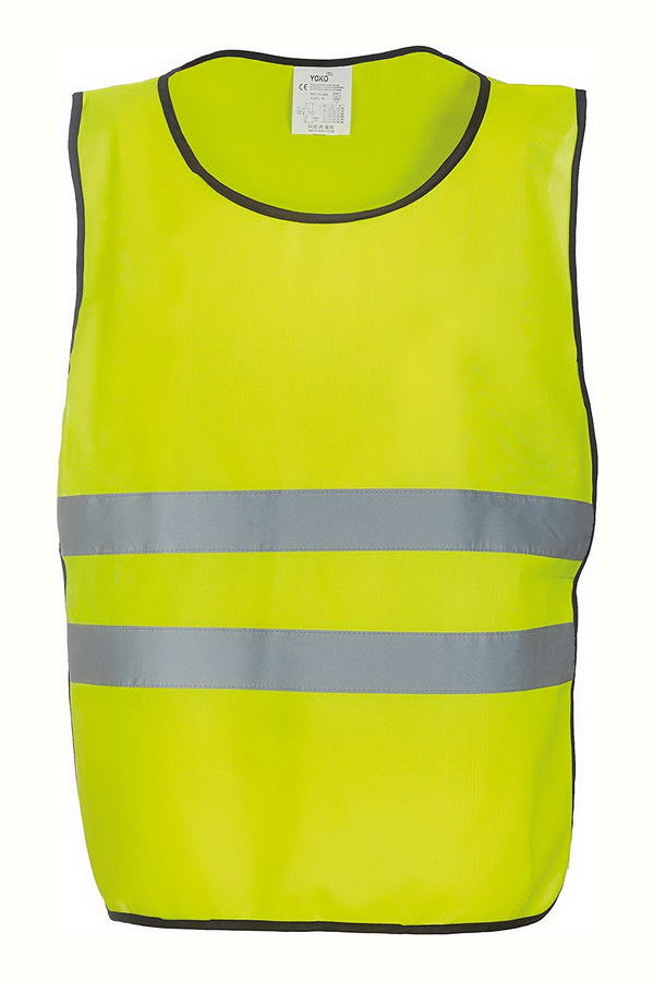 Kamizelka Ostrzegawcza Regulowana Poliester Hi-Vis Yellow YK269-601437 