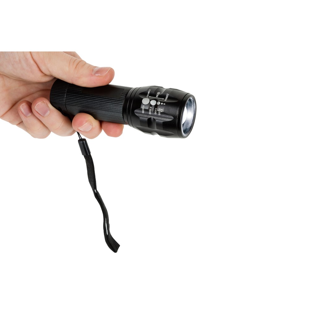 Latarka 1 CREE LED Air Gifts, lampka rowerowa | Cynthia Czarny V8747-03 (5)