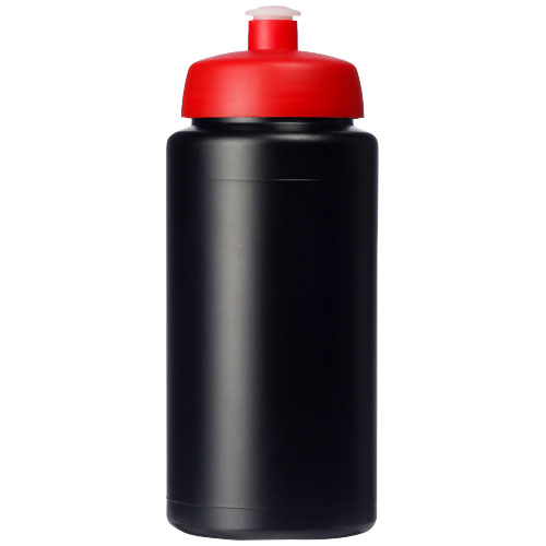 Bidon Baseline® Plus o pojemności 500 ml ze sportowym wieczkiem i uchwytem Czarny-Czerwony 21068714 (2)