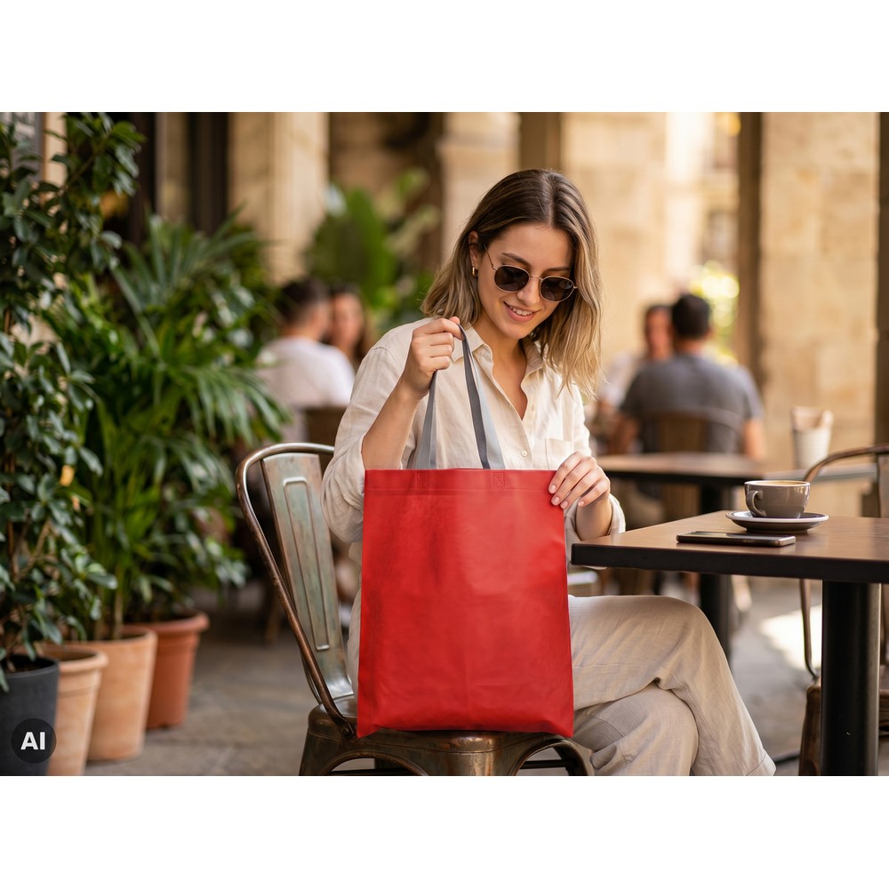 Torba na zakupy | Boden Czerwony V9479-05 (1)