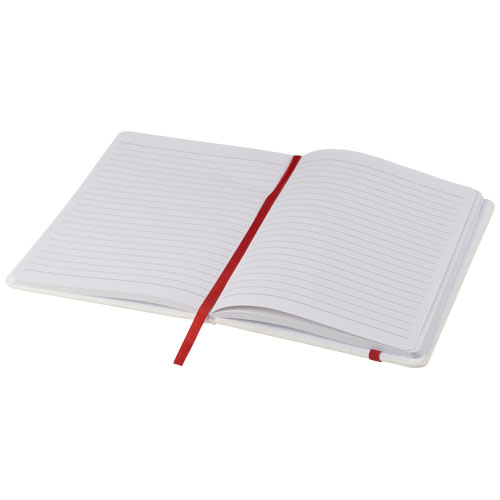Biały notes A5 Spectrum z kolorowym paskiem Biały-Czerwony 10713502 (5)