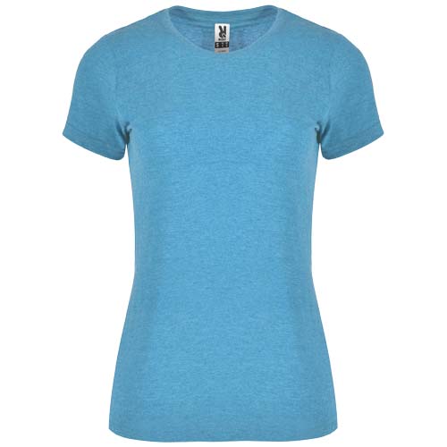 Fox koszulka damska z krótkim rękawem Heather Turquoise R66614V2 