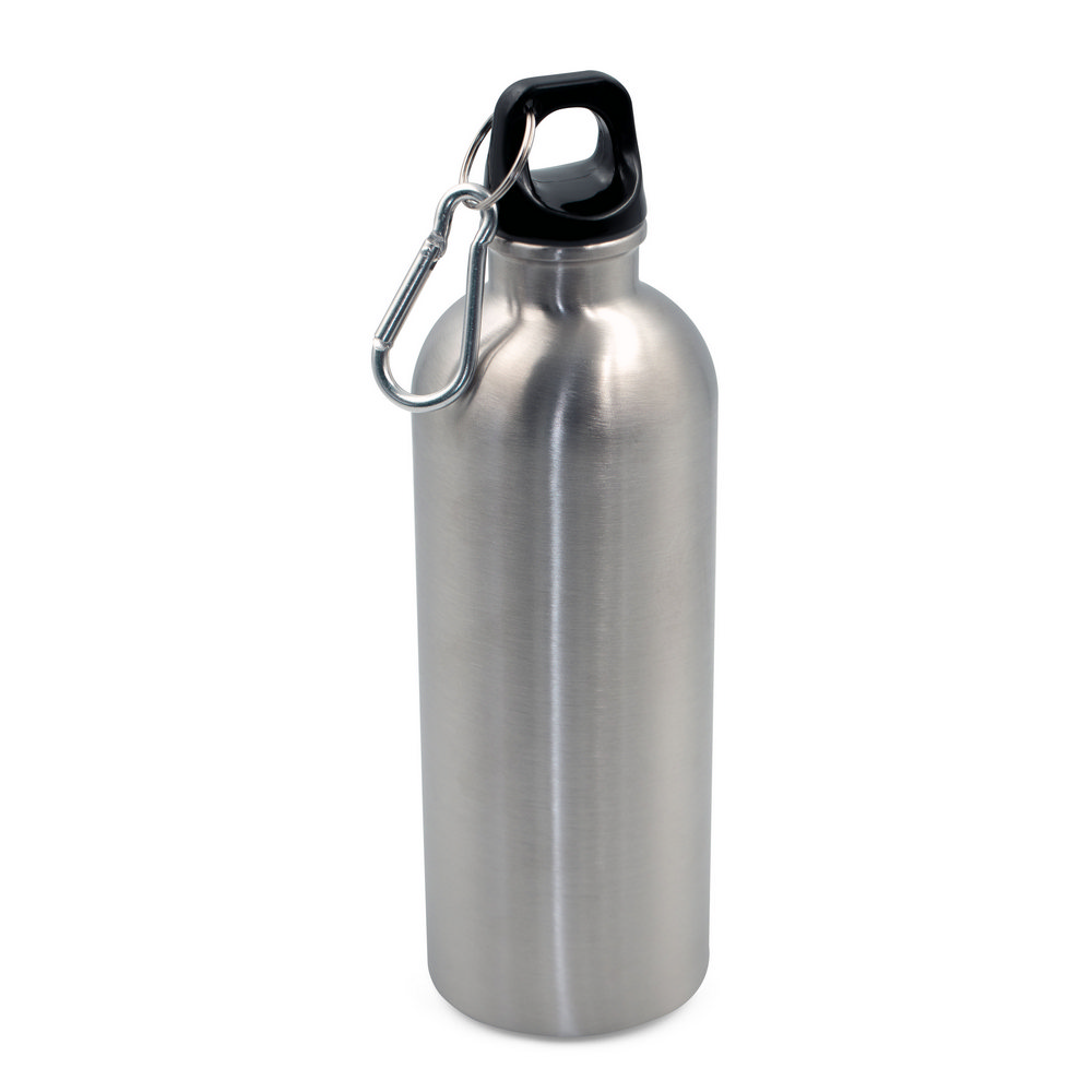 Butelka sportowa 500 ml z karabińczykiem | Brenda Srebrny VA099-32 (2)