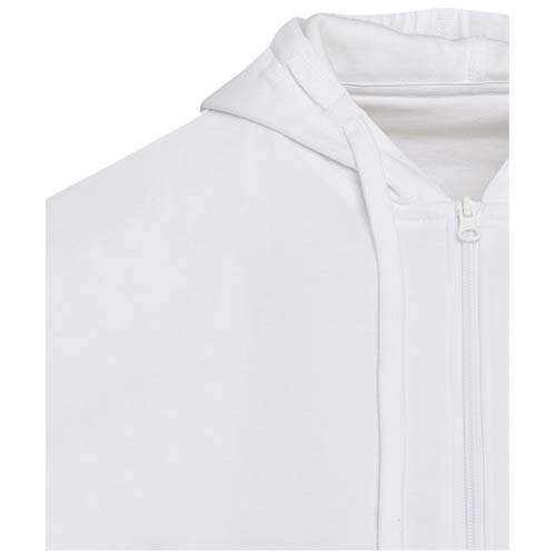 Jasper bluza unisex z kapturem z materiału organicznego pochodzącego z recyklingu z certyfikatem OCS, o gramaturze 280 g/m² Biały 3966601A (4)