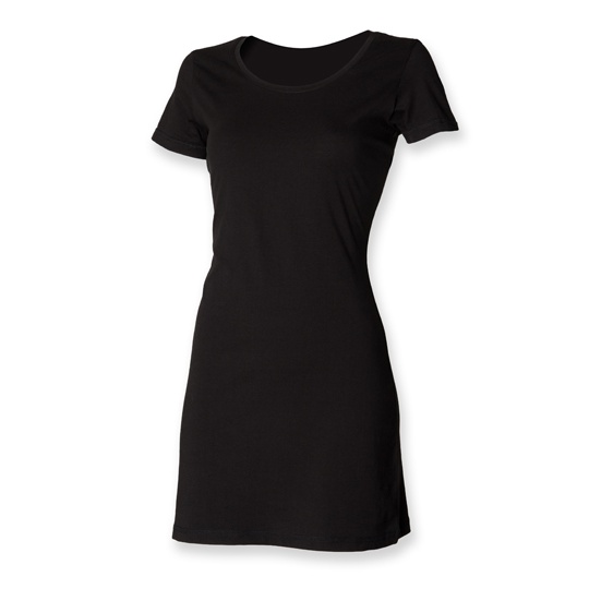 Sukienka T-shirtowa Slim Black SF257-590103 