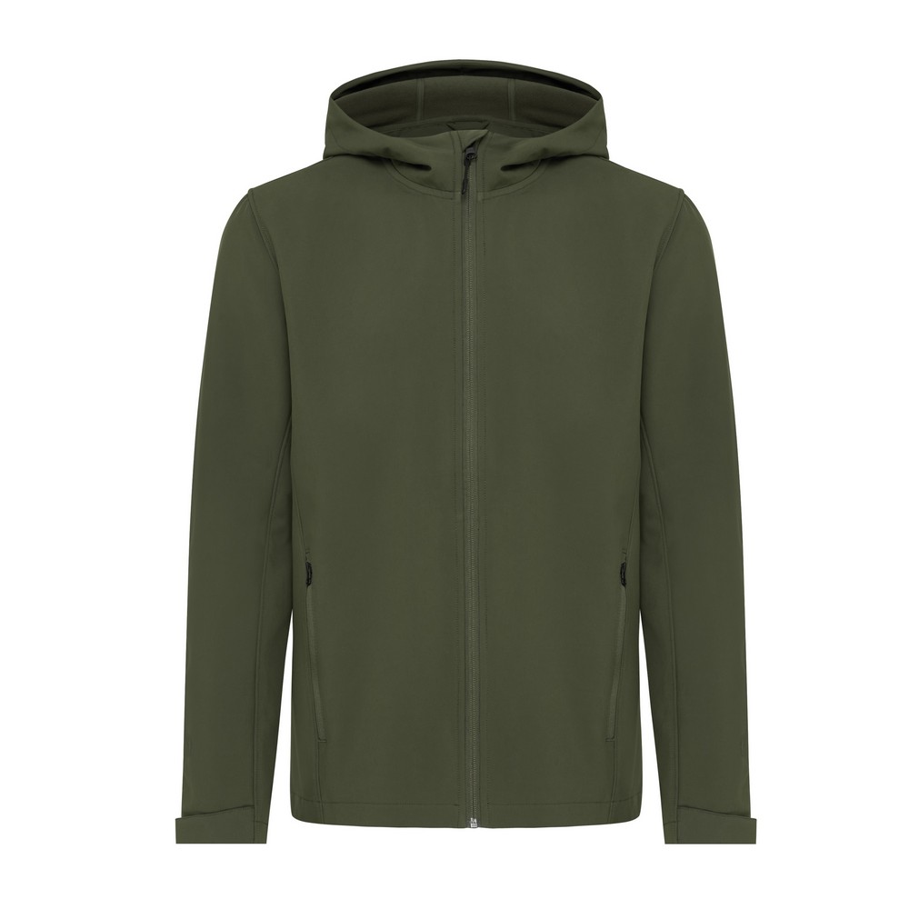 Męska kurtka softshell Iqoniq Makalu AWARE™ Khaki T1700.020.L 