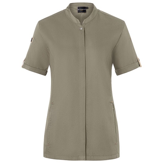 Bluza Kucharska Damska Slim Fit Oddychająca Sage (ca. Pantone 416C) KY135-540306 