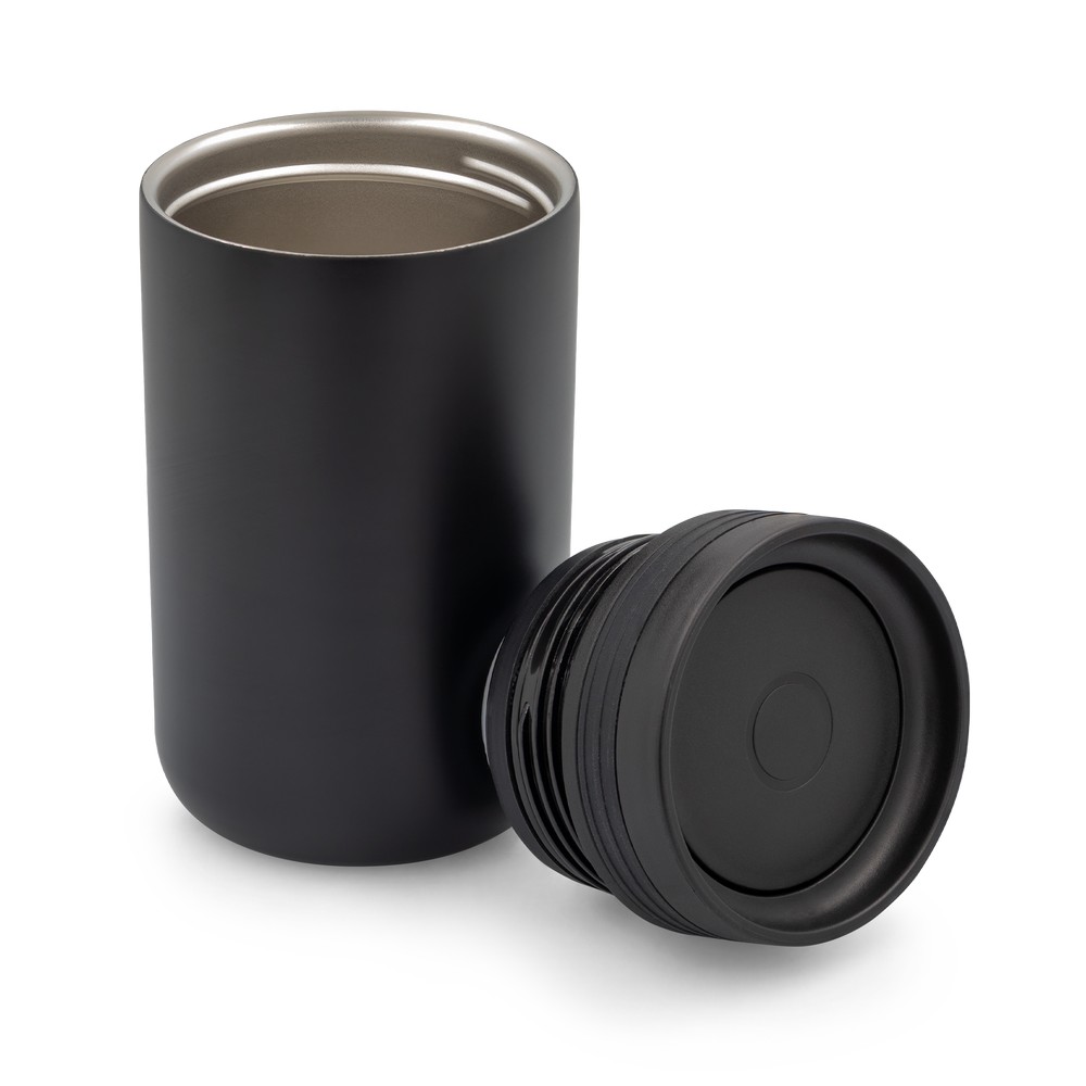Kubek termiczny 275 ml z wieczkiem 360 stopni Air Gifts | Tondeyo Czarny VA982-03 (3)