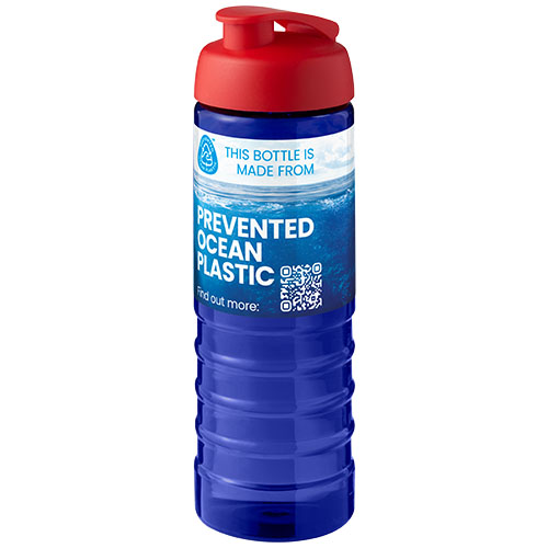 H2O Active® Eco Treble bidon z otwieraną pokrywką o pojemności 750 ml Niebieski-Czerwony 21047908 (1)