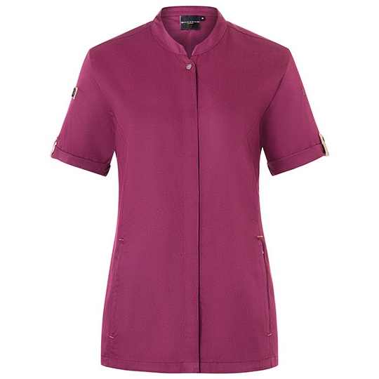 Bluza Kucharska Damska Slim Fit Oddychająca Fuchsia (ca. Pantone 689C) KY135-540267 